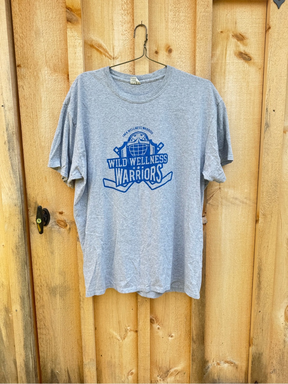 Wild Wellness Warriors Gray Graphic Tee